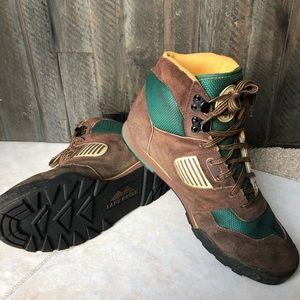 Vintage Land Rover hiking boots